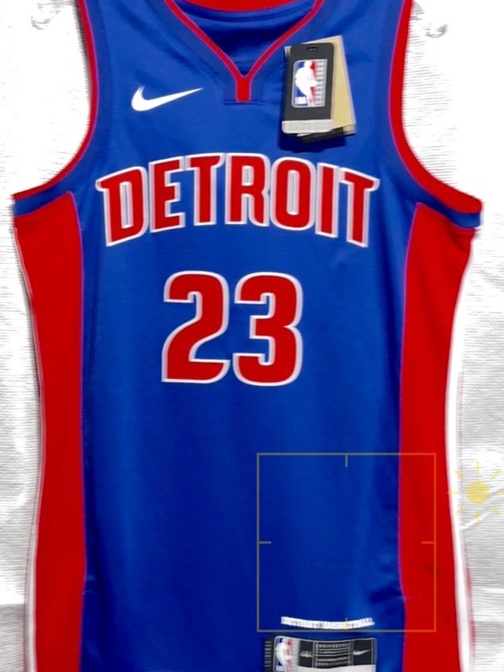 Nike Detroit Pistons Jayden Ivey #23 Swingman Jersey Men’s M Blue NWT